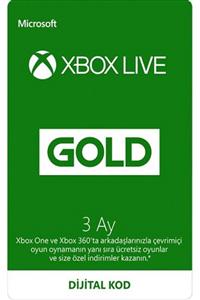 MICROSOFT Xbox Live Gold 3 Aylık (Konsol)