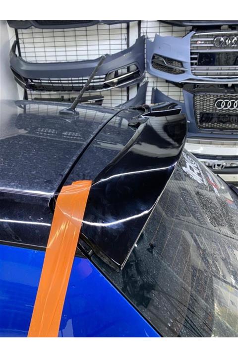 NamTuning Skoda Fabia Yarasa Spoiler Parlak Siyah Boyalı Plastik