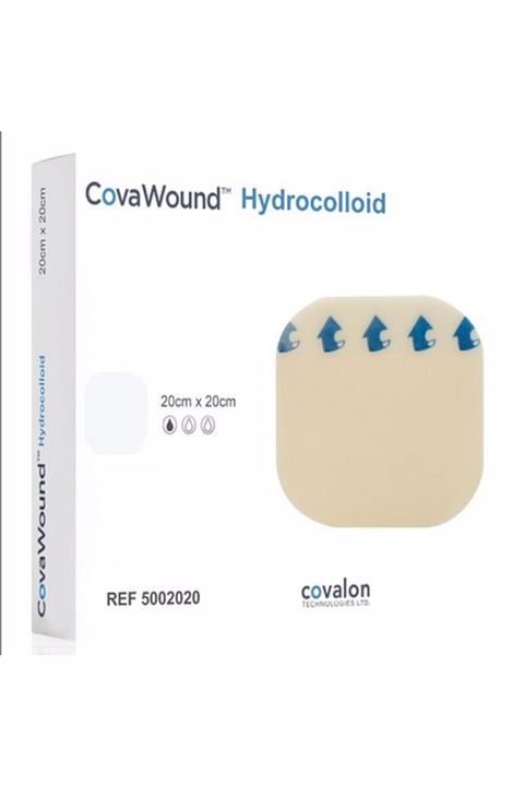 Covalon Technologies Covalon Hydrocolloid 20x20 cm Yumuşak Silikon Yara Örtüsü X5 Adet