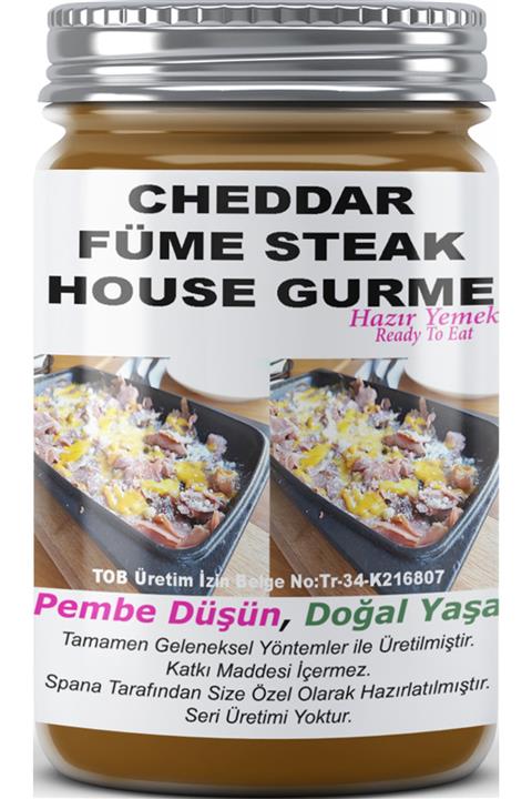 SPANA Cheddar Füme Steak House Gurme Ev Yapımı Katkısız 330 gr
