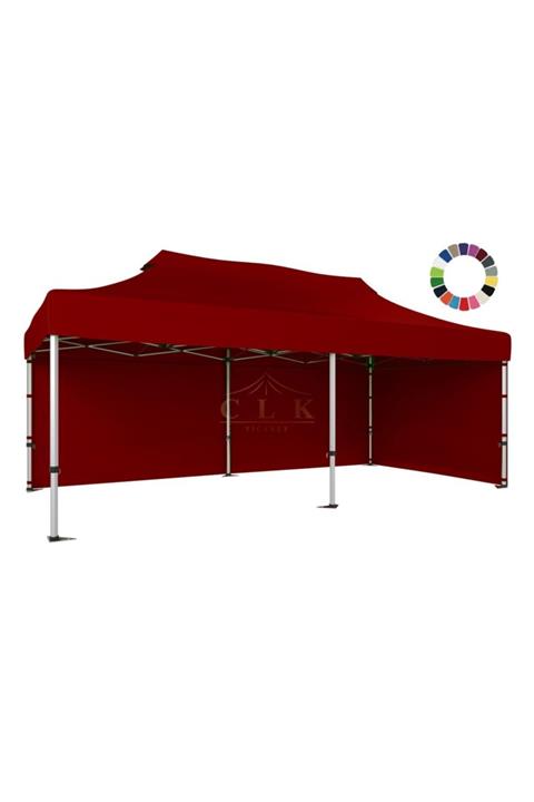 CLK Garden Clk 3x6 Katlanabilir Tente 30 Mm 2 Yan Kapalı