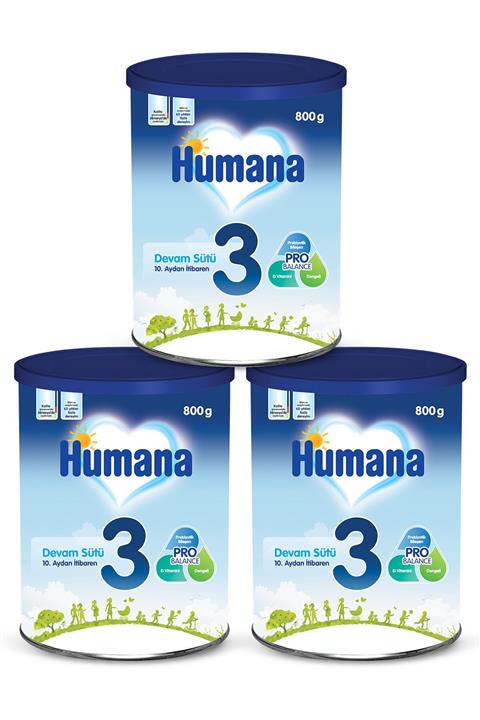 Humana 3 Bebek Maması 800 Gr 3'lü