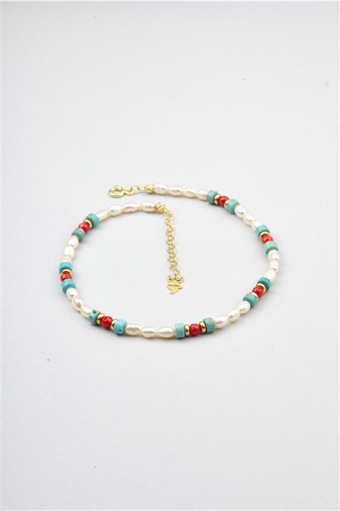 So CHIC... Inci Taşlı 18 Ayar Sarı Altın Kaplama Gümüş Halhal