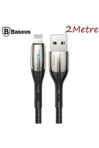 Baseus Horizontal Iphone 12 11, Xs 8-7 2 Metre Uzun Şarj Usb Kablosu