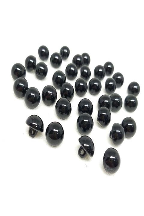 Turhan Siyah Inci Düğme 10'lu