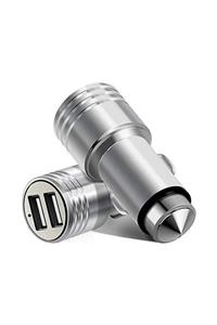 ALKILIÇ Usb Metal Araç Içi Çakmaklık Şarj Başlığı