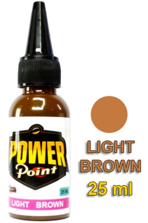 POWER POINT Açık Kahverengi Kalıcı Makyaj Boyası Usa 25 Ml