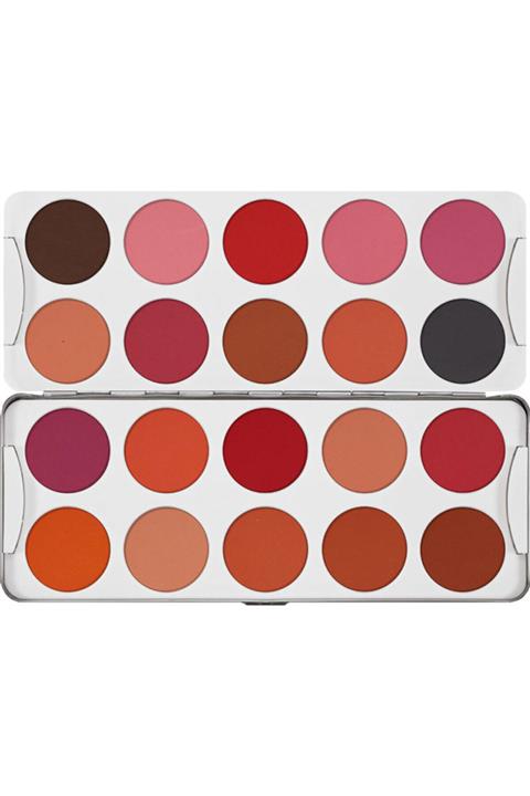 Kryolan 20li Allık Paleti Blusher Palette 20 Colors 20 Renk 05198 Matt