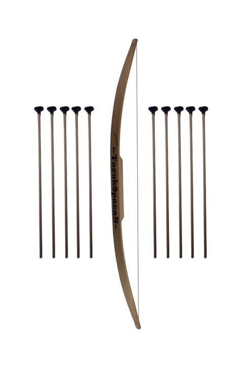 G&R Ahşap Ok Yay Takımı, 1 Adet Yay + 10 Adet Ok