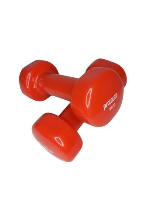 Proforce Vinil Kaplı Içi Çelik Döküm Dambıl - Çift Adet-2 Kg