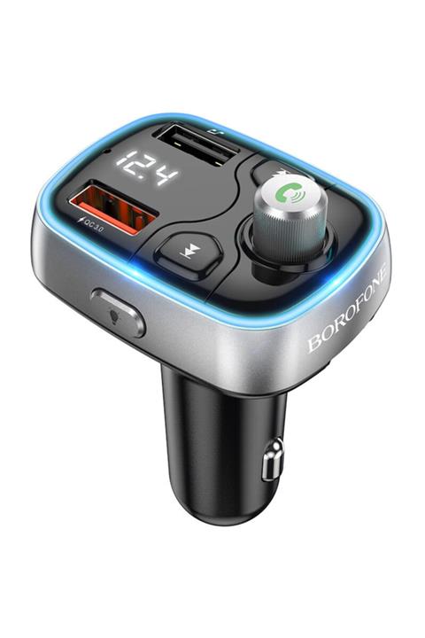 Borofone Led Işıklı Fm Transmıtter Qualcomm 3.0 Şarj Usb -sd Kart Kablosuz 5.0 Wirelless Özellik