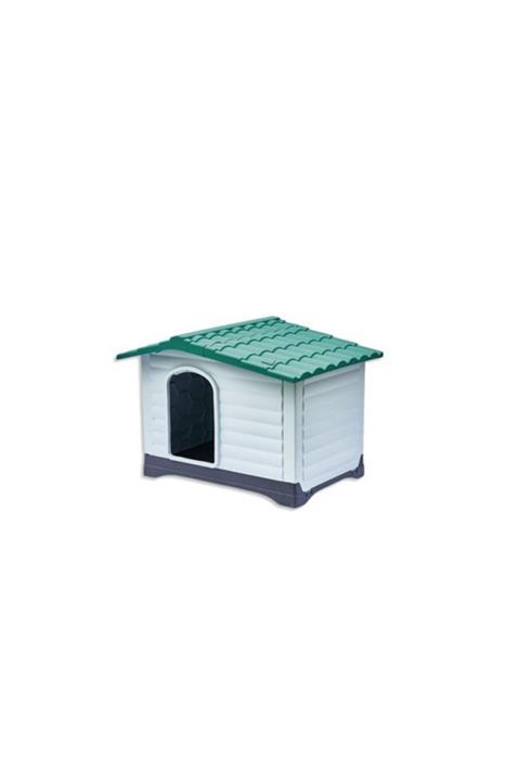 willypet Bogota Plastik Köpek Kulübesi, Yeşil, 69x91.5 X66 Cm