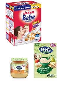 Hero Baby Ülker Bebe Bisküvisi Hero Sütlü Meyveli Tahıllı Ve Sütlaç Dev Fırsat
