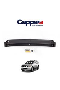 Cappafe Nissan Pathfinder Ön Cam Güneşliği Siperlik Vizör Şapka Akrilik (Abs) Piano Black 2005-2014