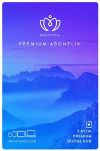 Meditopia Premium 3 Aylık Üyelik