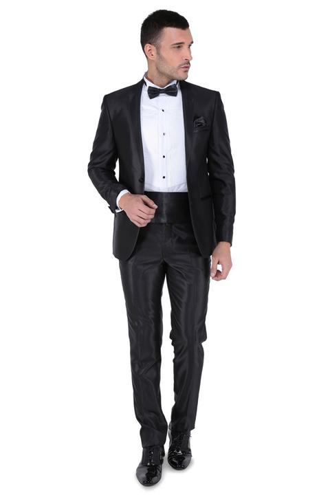 Buenza Erkek Trkn Mono Tk Yrt Dar Kalıp Smokin Takım Elbise -3B4M0413D072