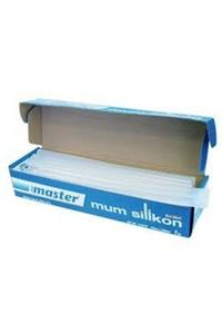 Master Bozkır Mum Silikon Kalın Şeffaf 12x300mm (sıcak Silikon Çubuk) 1 Kg Paket