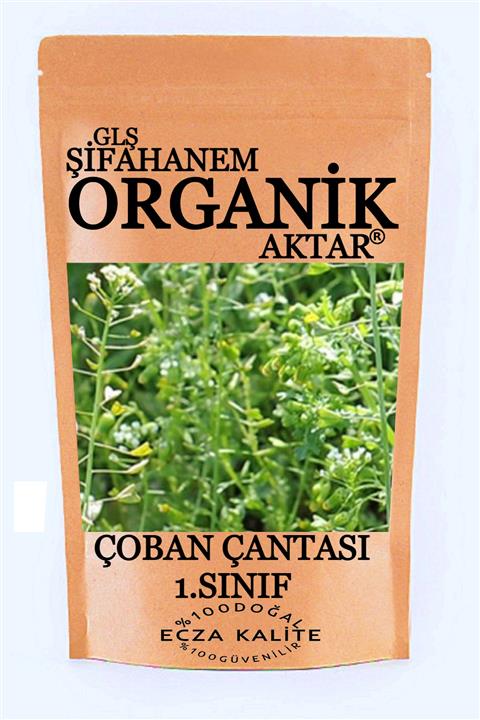 GLŞ ŞİFAHANEM ORGANİK AKTAR Çoban Çantası Çayı Ecza Kalite 250 gr