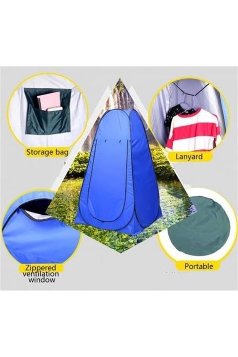 EvimShopping Otomatik Kurulum Su Geçirmez Giyinme Duş Kabin Çadırı 190cm X 120 X 120