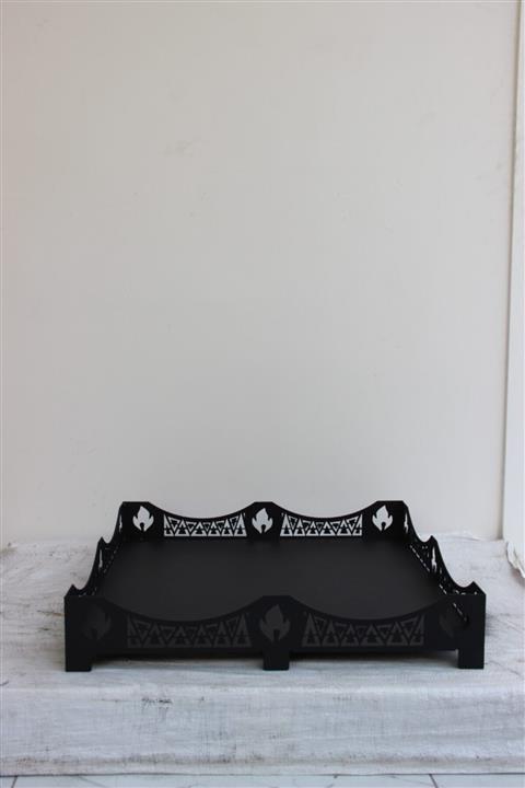 ALP SOBA SANAYİ Şömine Soba Altlığı 65x65 Cm Fırın Boyalı