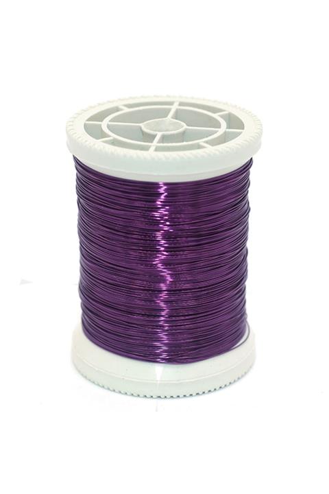 TUĞRA TABLO Mor Bakır Tel 100 gr 150 mt