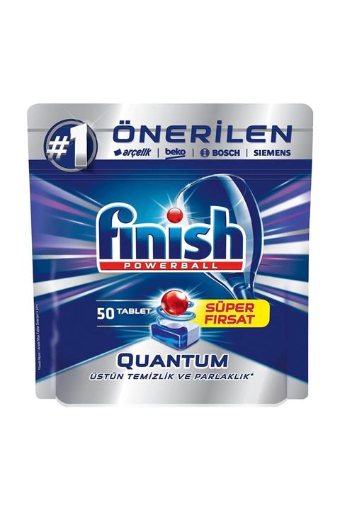 Finish Bulaşık Makinesi Deterjanı Quantum Tableti 50'li