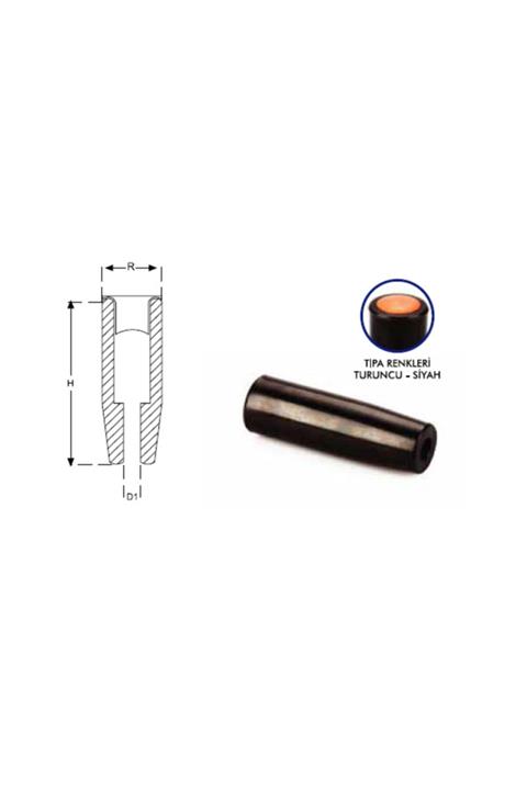 YİSA Çap-25 Metrik-8 Bakalit Armudi Sap Içi Boş-50 Ad.