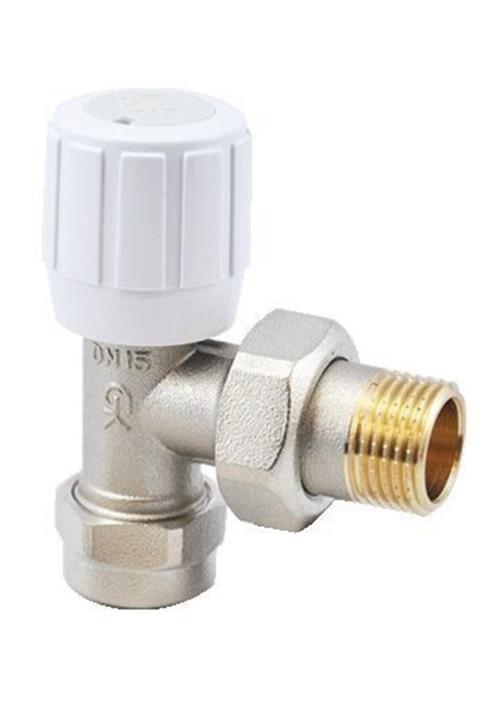 Radiva Radyatör Vanası 1/2'' Eko Köşe Pex (16*2mm Boru Bağl. Rakorlu)