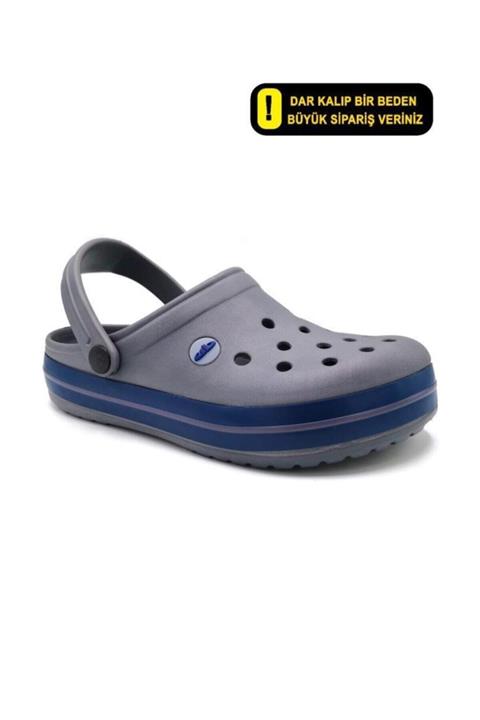 Akınal Bella Gri Unisex Sabo Terlik Hastane Terliği Hemşire Doktor Terliği Nm12312015