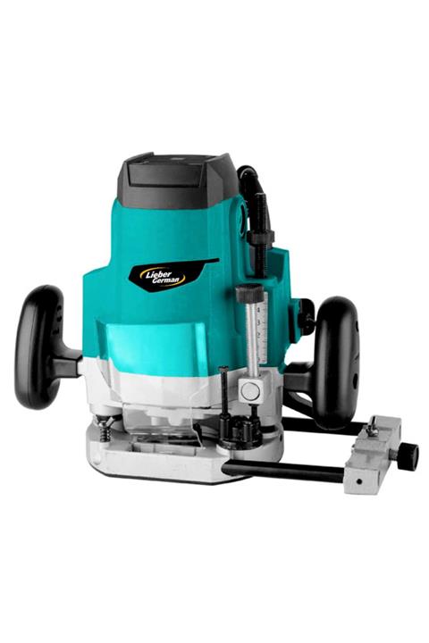 Lieber German 4400 Watt 6 Kademe Devir Ayarlı Bakır Sargılı Motor Çift Kollu 8-12 mm Pens Freze Formika Makinası