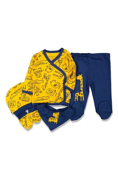 Necix's Yeni Doğan Zıbın Set Pamuklu 5 Li Takım