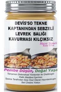 SPANA Kılçıksız Ev Yapımı Katkısız Devis'so Tekne Kaptanından Sebzeli Levrek Balığı Kavurması 330gr