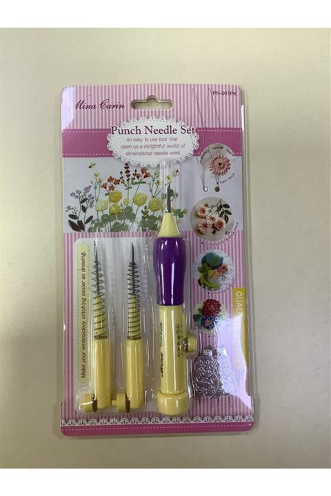 Mina Carin Mor Punch Iğne Seti