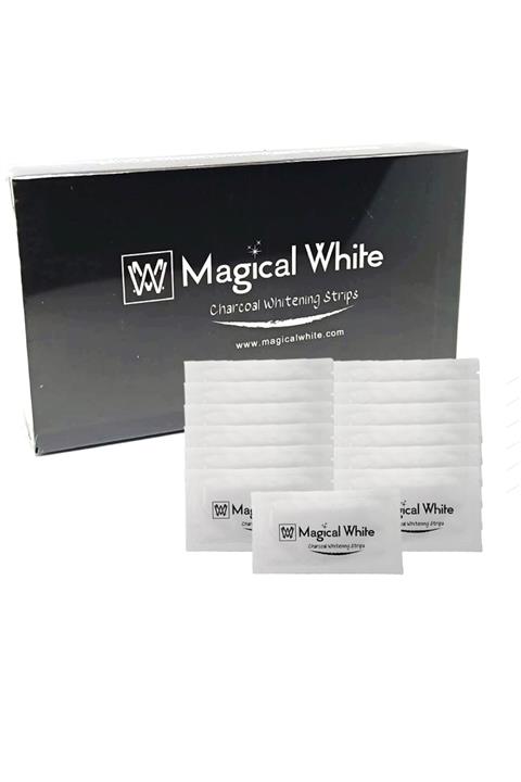 Magical White Aktif Karbon Diş Beyazlatma Bantları 13 Paket/26 Bant