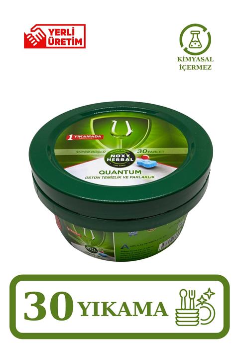 Noxy Herbal %100 Doğal Bulaşık Tableti 30 Yıkama