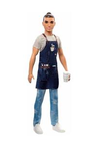 Barbie Ken Kariyer Bebekleri Barista (FXP03)