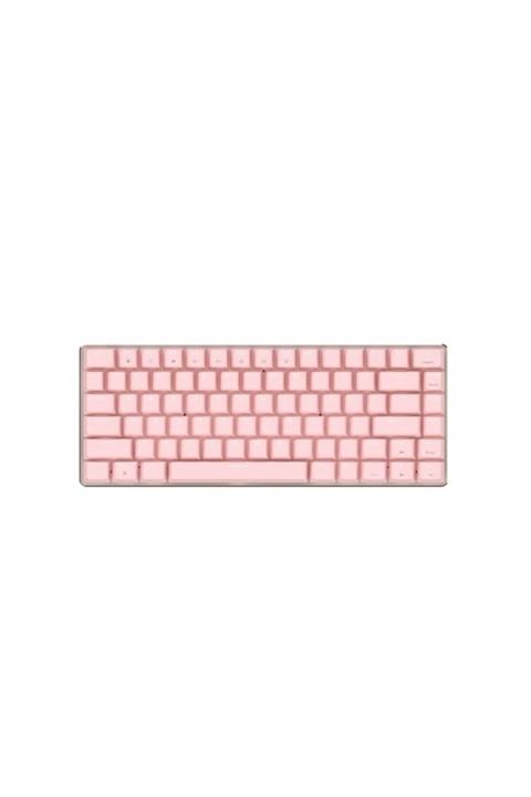 CAFELE Ajazz Ak33 82 Tuş Işıklı Pembe-mavi Switch Oyuncu Mekanik Klavye
