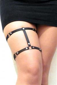 The She Deri İç Giyim Deri Bacak Harness Apft105