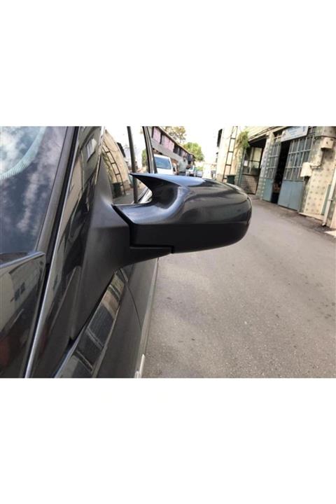 TRENDTUNİNG Megan 2 Uyumlu Yarasa Batman Ayna Kapağı Piano Black