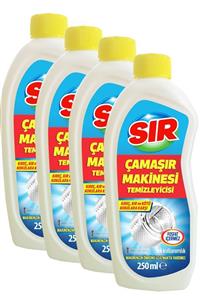 Sır Çamaşır Makinesi Temizleyici 4 X 250 ml