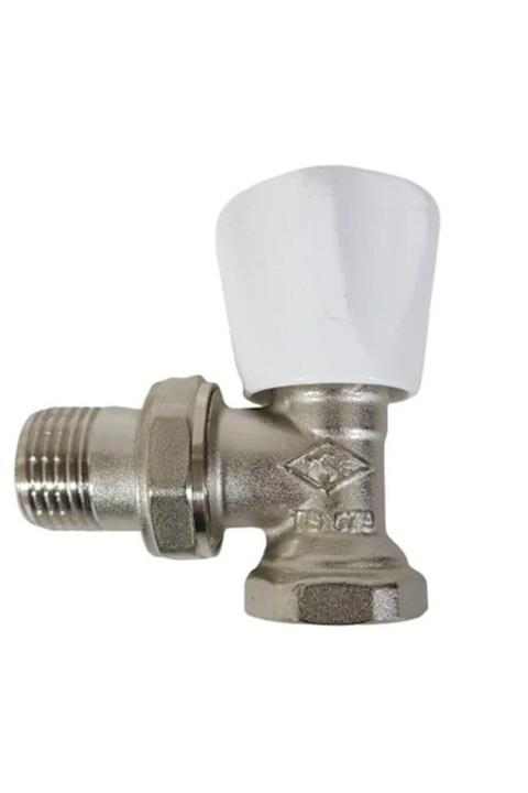 KALDE Köşe Radyatör Vanası Büyük Kafa 1/2\