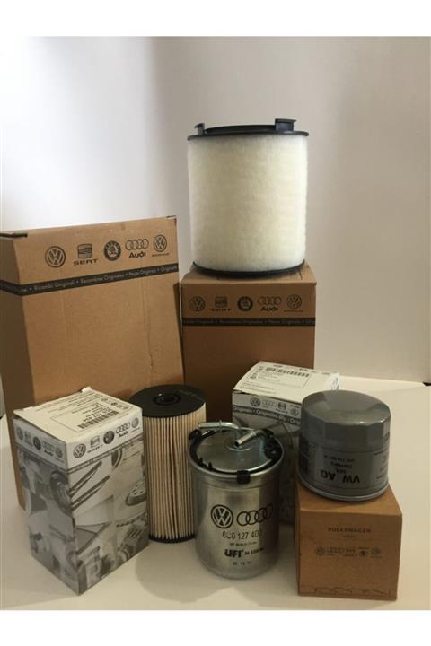 Orjinal VW Passat B7 1.4 TSI Benzinli ORJ SERVİS Filtre Bakım Seti 2011-2014 (HAVA+YAĞ+KARBONLU POLEN)