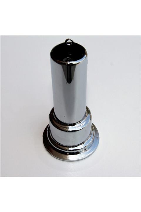 Radiva Tekli Radyatör Boru Gizleme Kılıfı 2 Parçalı Geçmeli Plastik Krom 115mm