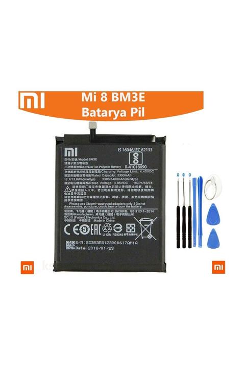 Xiaomi MI 8 Mİ8 BM3E BATARYA PIL VE TAMIR SETI