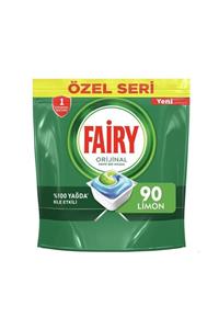 Fairy Hepsi Bir Arada 90 Yıkama Bulaşık Makinesi Deterjanı Tableti / Kapsülü Orijinal Özel Seri