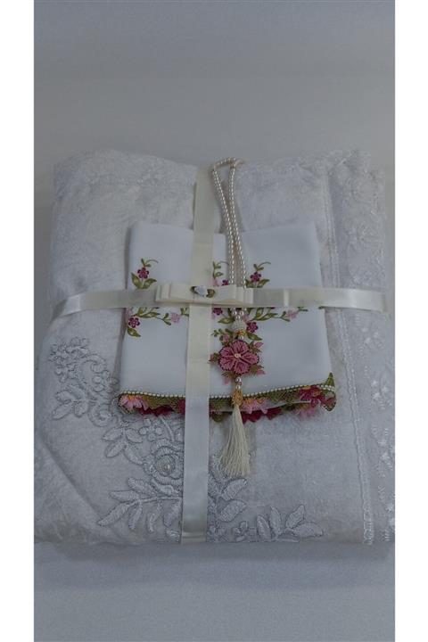 ceyizimdekor 3 Parça Mevlüt Örtüsü+tespih + Seccade Seti