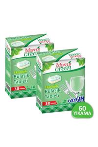 Mom's Green 2'li Set Mom's Green Ekolojik Bulaşık Makinası Tableti 60 Tablet