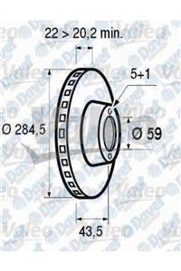 Parçafoni Fren Dıskı On Havalı 284.50mm Fıat Doblo 1.4 1.3jtd 1.6jtd 10- Alfa Romeo 1