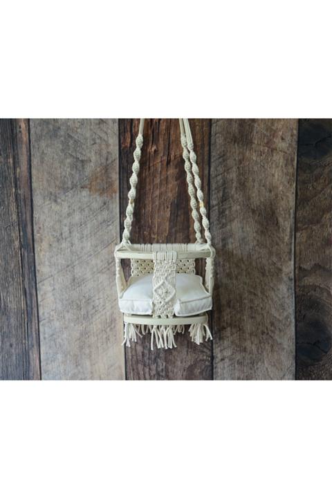 MINIWOODEN TOYS Makrome Çocuk Salıncağı