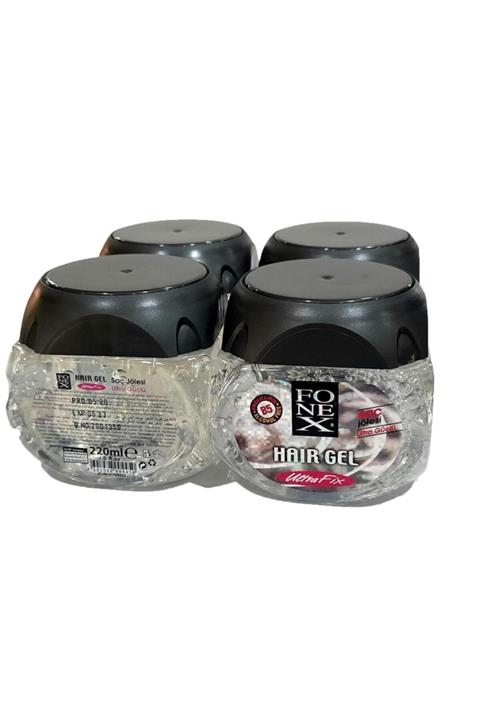 Fonex Şeffaf 4 Adet Jöle 220 Ml Extra Fix